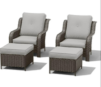 Red Barrell Studio Keisha 4 Piece Rattan Seating Group with Cushions | was $649.99, now $359.99 at Wayfair (save 45%)