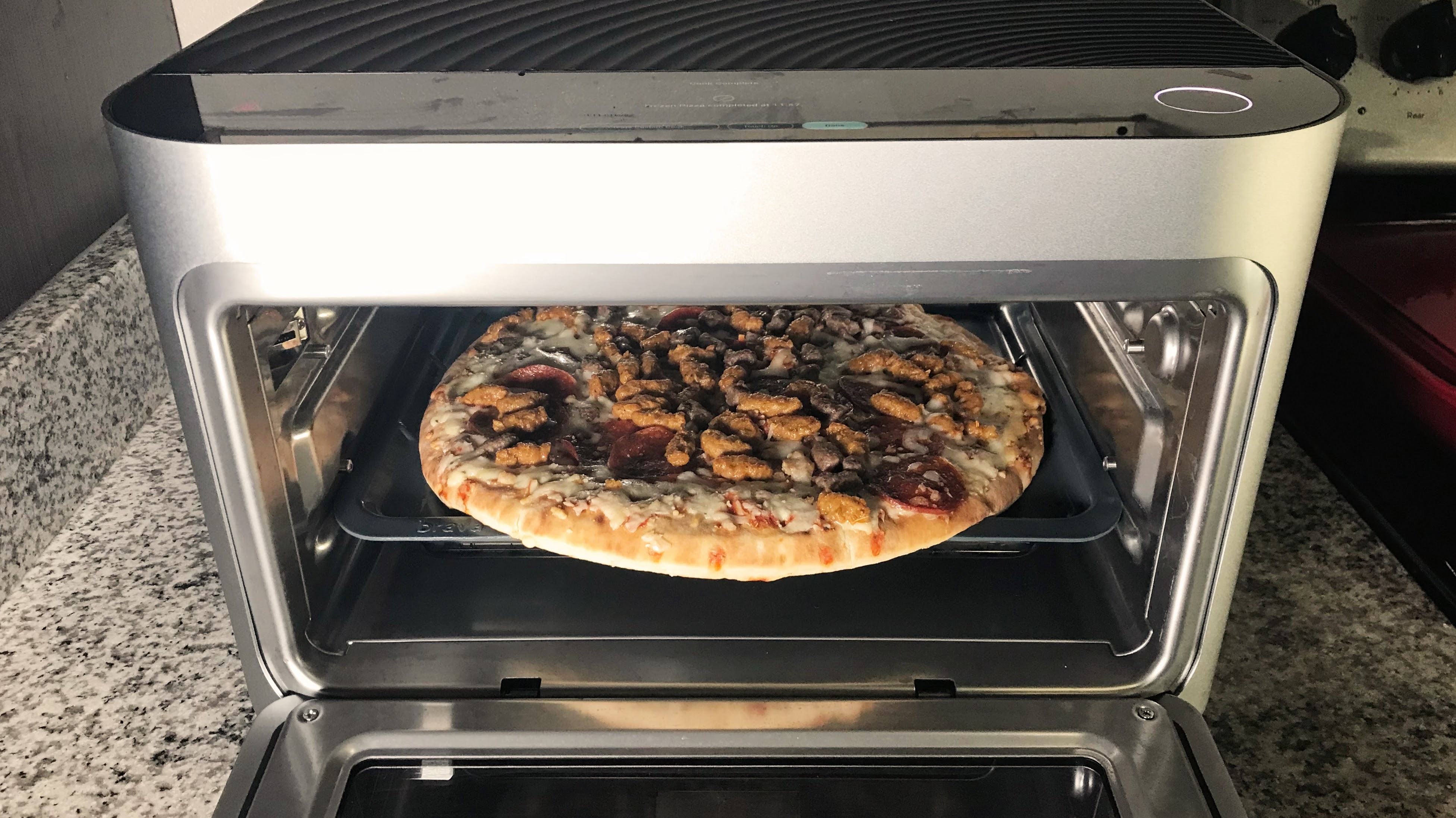 Brava Glass Oven being tested in writer's home
