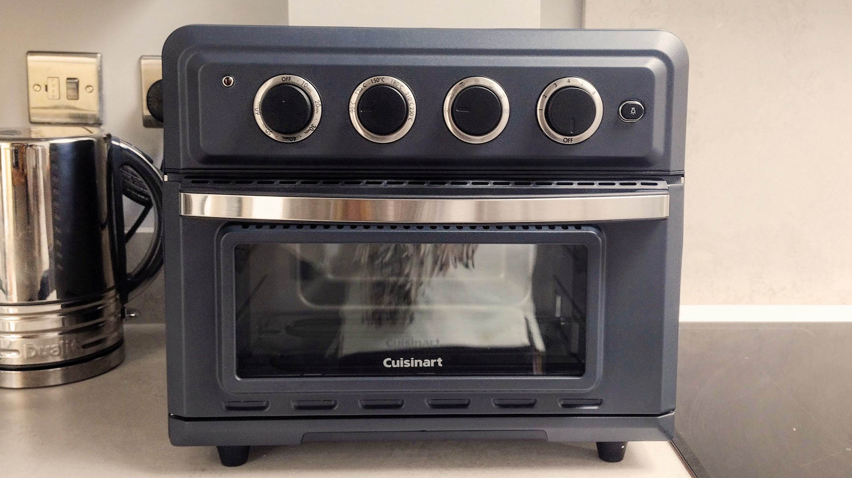 Cuisinart TOA-60 Air Fryer being tested in writer's home