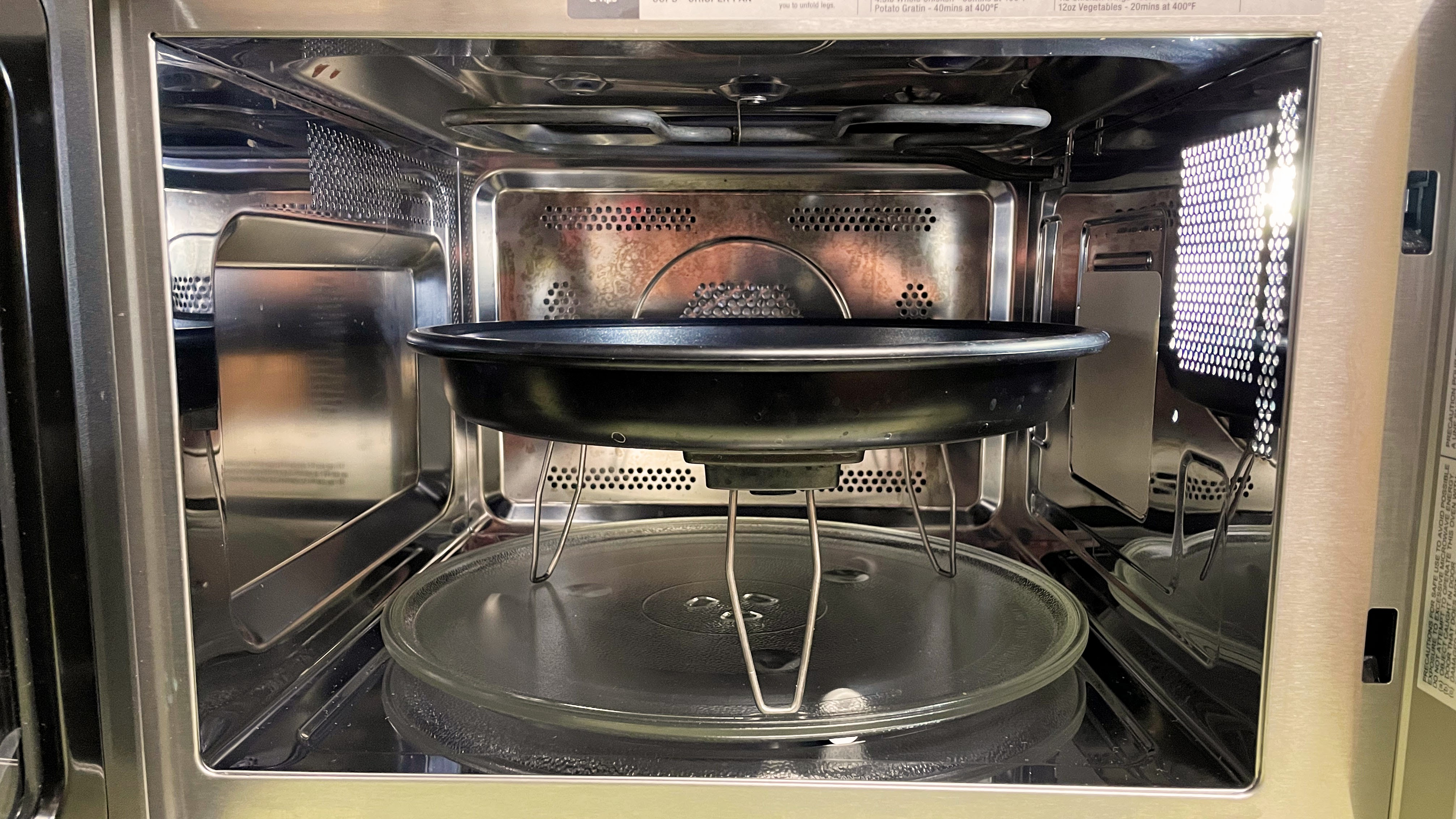Breville Combi Wave 3-in-1 being tested in writer's home